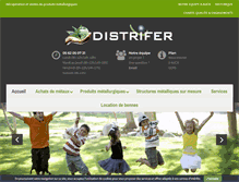 Tablet Screenshot of distrifer.fr